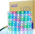ALITOVE 16.4FT WS2815 LED Strip Individually Addressable Chasing LED Light Strip 12V Programmable 4pin RGB LED Tape Light 60 LEDs/M IP65 Waterproof, Upgraded WS2812B WS2811 (No Power & Controller)