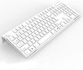 KOTEMON Acrylic Tilted Computer Keyboard Stand for Ergonomic Typing, Keyboard Tray Holder with Silicone Non-Slip Case, White