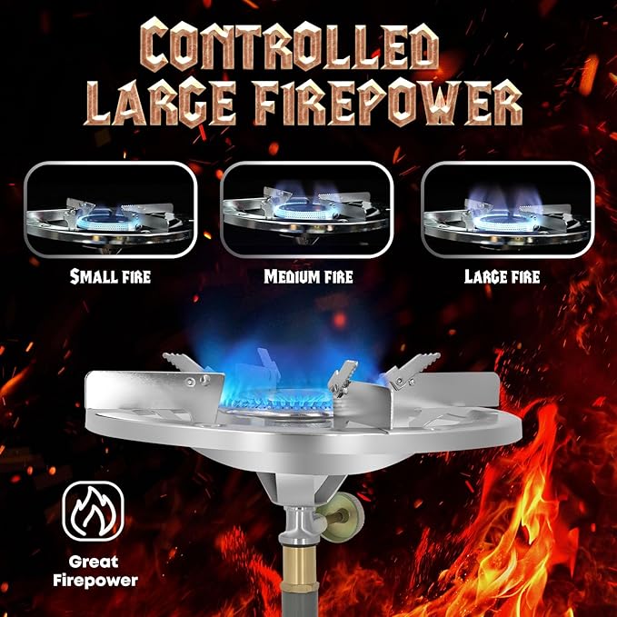 Light Weight Outdoor Propane Stove For Camping, RV travel, Outdoor, Yard Cooking
