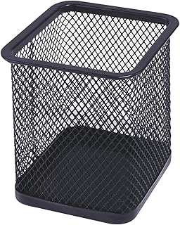 HSYMQ Pen Holder for Desk, Wire Mesh Pencil Cup Holder for Desk Organizer for Office Supplies