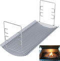 27 Inch Ash Pan Replacement for Chargriller 1224, 1324, 2121, 2222, 2727, 2828, 2929, Charbroil 17302056 Charcoal Grills, Charcoal Tray Grates with 2pcs Fire Grate Hangers for Chargriller Parts