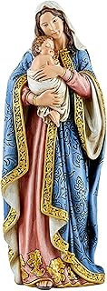Avalon Gallery Ave Maria Collection Figurine Hand Painted Catholic Resin Statue, 8.25-Inch, Madonna & Child Figurine