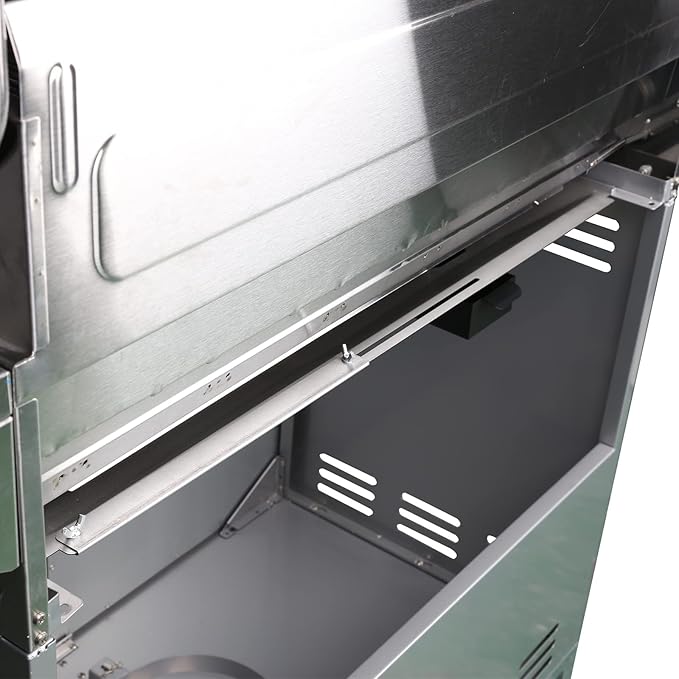 Utheer Universal Grease Tray with Catch Pan, Adjustable Drip Pan for 3/4/5 Burner Gas Grill, Grill Part for Nexgrill, Charbroil, Dynaglo, Kenmore, BHG, Grill Master, Backyard,Uniflame,Expert Gas Grill