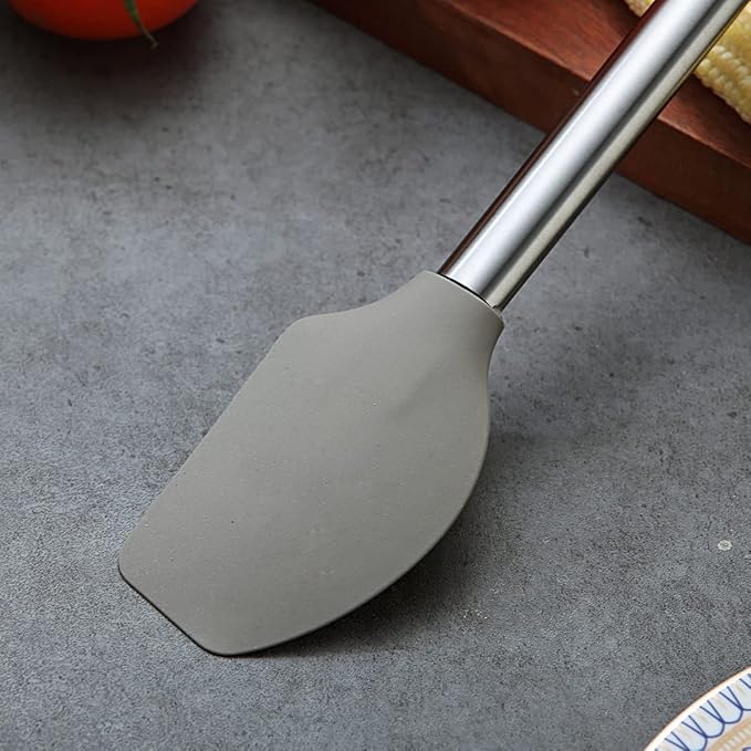 Berglander Spatulas Non-stick Silicone Flexible Scrapers Baking Mixing Tool, Baking Tools, Heat Resistant, Dishwasher Safe, Easy to Clean