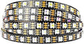 BTF-LIGHTING RGBW RGB+Warm White SK6812 (Similar WS2812B) 4 Colors in 1 LED Strip Individually Addressable 16.4ft 60Pixel/m 300LED Light Dream Color IP30 DC5V Black PCB (No Adapter or Controller)
