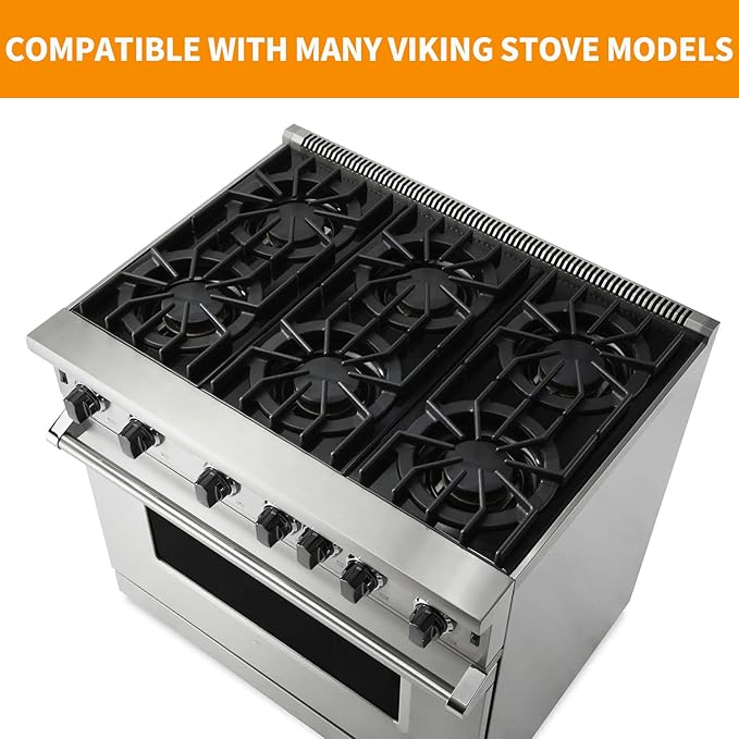 PA060037 PA060024 Spider Grate Replacement for Viking Gas Stove Parts 10”x 10.9” IN Cast Iron Burner Grate Viking Professional Range Grate DSC305 VGIC305 VGIC365 Cooktop Grate Stove Rack