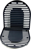 Direct Store DC126 Cast Iron Grill Cooking Grates for Coleman Roadtrip Swaptop Grills LX LXE LXX, Non-Stick Grids Grates, 2 Pack