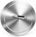 Fire Pit Lid for Solo Stove Bonfire 2.0, 19.5" 304 Stainless Steel Round Lid for SoloStove Accessories Bonfire and Other 19.5 inch Outdoor Firepit with Heat Resistant Handle