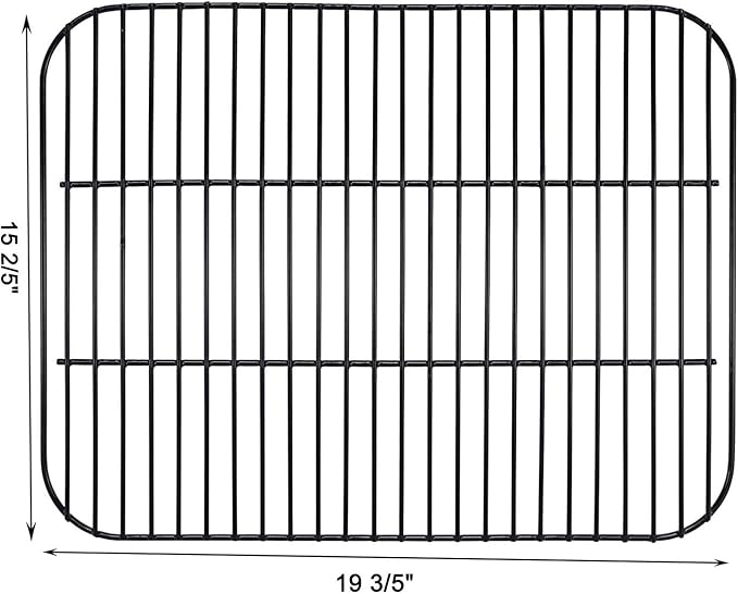 Hisencn Grill Grates Replacement for Dyna-Glo 3-Burner Open Cart Propane DGC310CNP-D, DGC310RNP-D, DGC310BNP-D, 19 3/5 inch Porcelain Coating Steel Cooking Grid