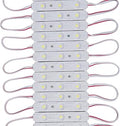 200pcs Daylight White 6500K Injection 0.72W 12 Volt DC LED Module for Signs 2835 SMD 3 LEDs Waterproof Decorative Light for Letter Advertising Signs with Tape Adhesive Backside
