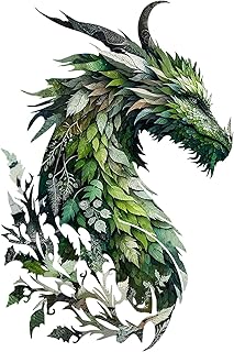 Benziso Dragon Metal Wall Art Medieval Decor Fantasy Decorations (colorful-1)