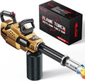 ARTFLAMM Powerful Propane Torch, Kitchen Blow Torch Gun with Adjustable Flame, Detachable Flamethrower Cooking Torch for Searing Steak, Camping, BBQ, Welding (Tank Not Included)