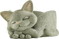 JFSM INC. Whimsical Sleeping Cat Bowl – 3-in-1 Decorative Candy Bowl, Planter & Jewelry Holder – Cute Resin Kitty Décor for Desk, Vanity, or Shelf