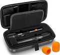 Wireless Microphone Case Compatible with JBL Wireless Two Microphone System & Partybox Mics, Handheld Dual Mic Travel Bag for Singing & Karaoke with Mic Covers | Waterproof & Dirt Resistant (BOX ONLY)