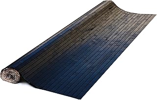 Forever Bamboo Interior Décor Wainscoting Bamboo Wall Panel, Ebony, 96.00" x 48.00"