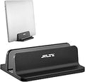 JARLINK Vertical Laptop Stand, Aluminum Laptop Holder Desktop Stand with Adjustable Dock Size (up to 17.3 inches) Compatible with All MacBook/Surface/Dell/Gaming Laptops (Black)