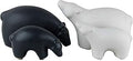 NWFashion Ceramic Animal Figurines Home Decoration Furniture Desktop Display (White&Black Bear)