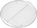 22-inch Stainless Steel Cooking Grate Hinged for 7436 Weber Grill Grates Round Hinged, Non-Stick Reliable Grill Grate Replacement Parts for Weber One-Touch and Kettle Premium Series