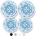 Electric Stove Burner Covers - Protect Stovetop - Set of 4, 10 and 8 inches - Blue Mandala Electric Stove Covers
