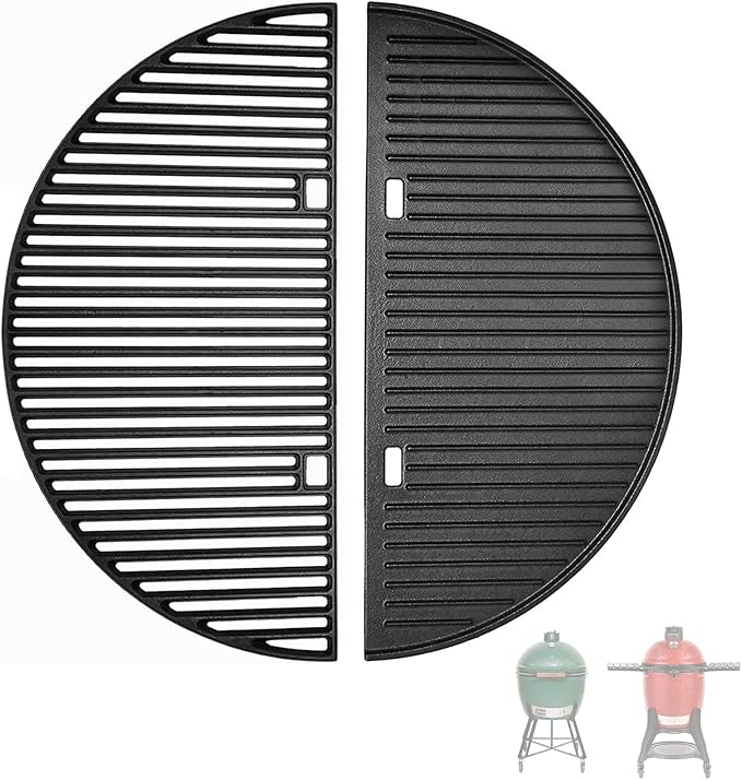 SafBbcue 24" Kamado Cooking Grate Griddle for 24 Inch Kamado Grill Replacment Parts Joe Big Joe Pro Joe Charcoal Grills BJ24RHC Big Joe II, for Kamado E6/S6 Joe Big Joe I, II III Grills