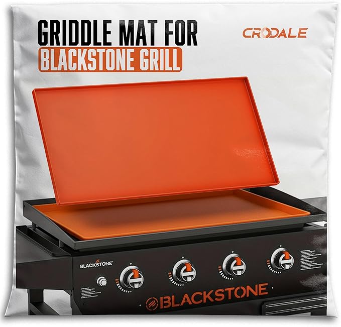 36" Blackstone Silicone Mat - Heavy Duty Food Grade Silicone Griddle mat for Blackstone Griddle - BBQ Shield Against Rust, Grease & Dirt, All-Season Protection - Griddle Accessories