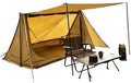 Hot Tent with Stove Jack – 4 Season Waterproof & Windproof Shelter for 1–4 People, Lightweight for Camping, Hiking, Hunting & Fishing
