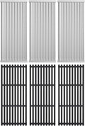 Outspark Cooking Grid Grates and Emitter Plates Replacement Parts for Charbroil TRU-Infrared Grills 3 4 Burner 463241314 433243911 463210011 463210312 G515-4700-W1, G515-4800-W1,Cast Iron