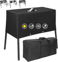 Utheer Grill Cover for Camp Chef 2 Burner Stoves, Heavy Duty 600D Waterproof Fabric Grill Cover for Camp Chef Explorer EX60LW, EX60P, EX280LW, YK60LW, with Stove Carry Bag