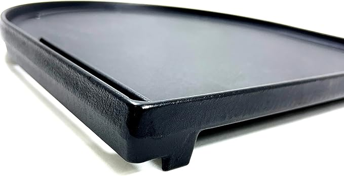 Direct Store DC125 Cast Iron Half Grill Griddle Replacement for Coleman Roadtrip Swaptop Grills LX LXE LXX, Non-Stick Flat Grill Cooking Griddle Pan Accessories, 1 Pack