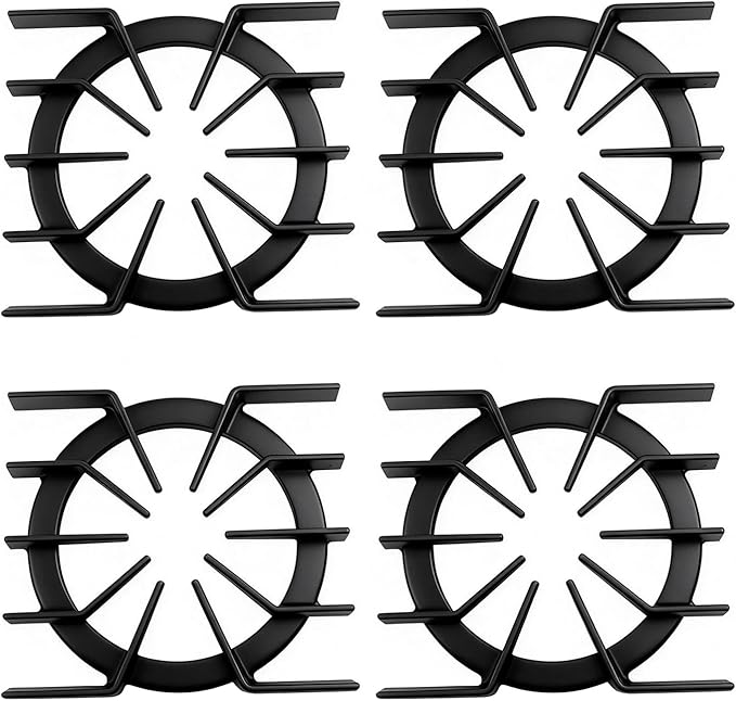 PA060037 PA060024 Stove Grate Replacement Parts for Viking Stove Parts 10"x 10.9"IN Cast Iron Burner Grate Viking Gas Range Grate PA060024 Cooktop Grate Stove Rack (4 Pack)