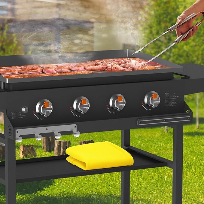 Silicone Griddle Mat Cover for Blackstone - 36 Inch True All-Encompassing Coverage Heavy Duty Food Grade Grill Buddy Mat, All Season Cooking Surface Protective Cover