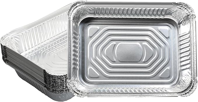 25302145 Foil Grease Tray Replacement Parts for Charbroil Bistro Pro 25302146 25302161 Electric Grill Parts, Aluminum Disposable Drip Pan Liners for Charbroil Bistro Pro Gas Grills, 20 Packs