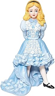 Enesco Disney Showcase Couture de Force Alice in Wonderland Blue Dress Figurine, 7.09 Inch, Multicolor