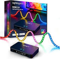 LightingWill HDMI 2.0 Sync Box LED TV Backlight Strip Kit, 4K@60Hz Screen Sync RGB-IC Lighting for 75-85 Inch TVs, Compatible with Alexa Google Home PS5 Xbox, 16.4Ft, 72 LEDs/m