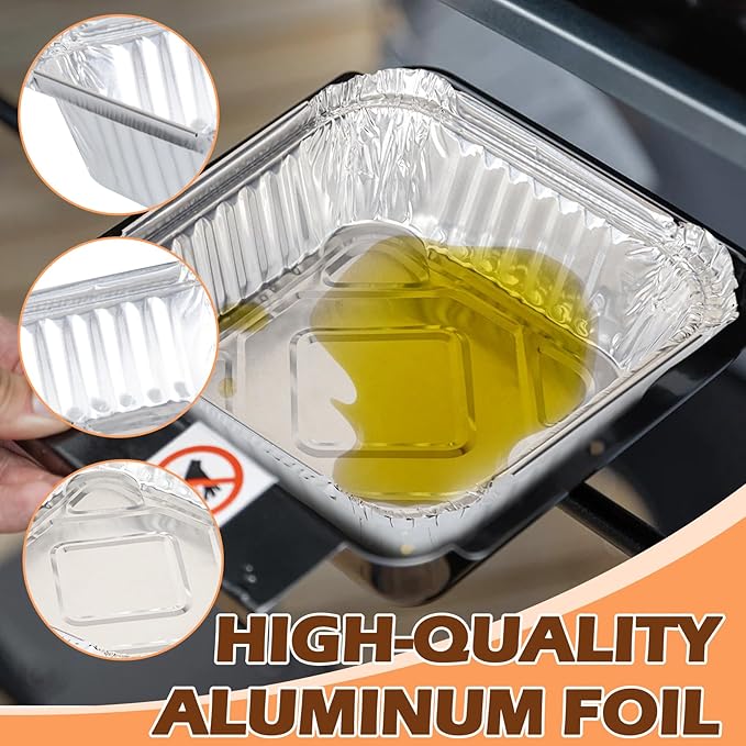 Grease Tray Liner for Royal Gourmet GA Series Propane Gas Grill Drip Pan Liner Barbecue Parts, Disposable Aluminum Foil Grease Cup for Royal Gourmet GA5401T GA5404S GA6402S Grill Accessories, 20 Pack