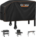 Enzeno Grill Cover for Blackstone 22”and 28”Single Shelf Griddle Cover，Griddle Accessories Grill Cover for Outdoor Grill Waterproof and Windproof 44x22x25inch Black