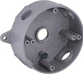 TayMac RB550S Weatherproof Box, Round - (5) 1/2-Inch Outlets, Gray