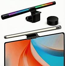 YEELIGHT Monitor Light Bar RGB Backlight, Ra98 Computer Lamp Works with Matter & Alexa for Home Office Gaming, 350LM Dimmable No Glare Eye-Care LED Screen Bar, USB Desk Lamp with Screen & Music Sync