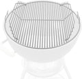 Uniflasy for Weber 22 Inch Hinged Cooking Grate – 304 Stainless Steel Grill Grate Replacement, Fits Original Kettle, Master-Touch, Performer & Bar-B-Kettle Charcoal Grills (21.5" Round)