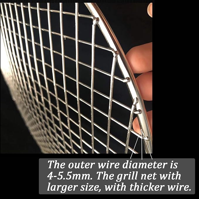 Multi-Purpose Round Barbecue Cooling Rack for Steaming Dia 7.5" Heavy Duty Stainless Steel for Grill/Instant Pot/Pressure Cooker/Oven (190mm/7.5")