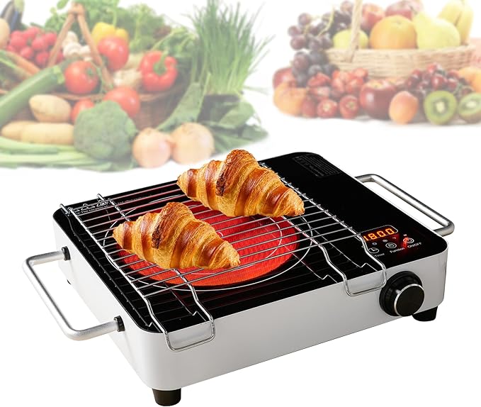 GlHETKUT Cooling Rack,Grill Rack, Heavy Duty Stainless Steel Wire Rack for Baking,Griling,Roasting,Oven andDishwasher Safe,Compatible with Electric Cooktop,Grill,BBO