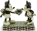 Disney Traditions by Jim Shore Vintage Mickey Mouse and Minnie Mouse Stone Resin Figurine Set