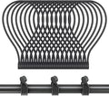 Magnetic Twist Ties, Reusable Silicone Cable Ties with Strong Magnet for Bundling and Organizing,Cord Wrap Clip Straps for Home or Office (Black-16 Packs)