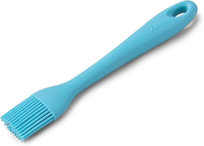 Zeal Silicone Pastry Basting Brush Aqua Blue (8"/20cm), 20 cm