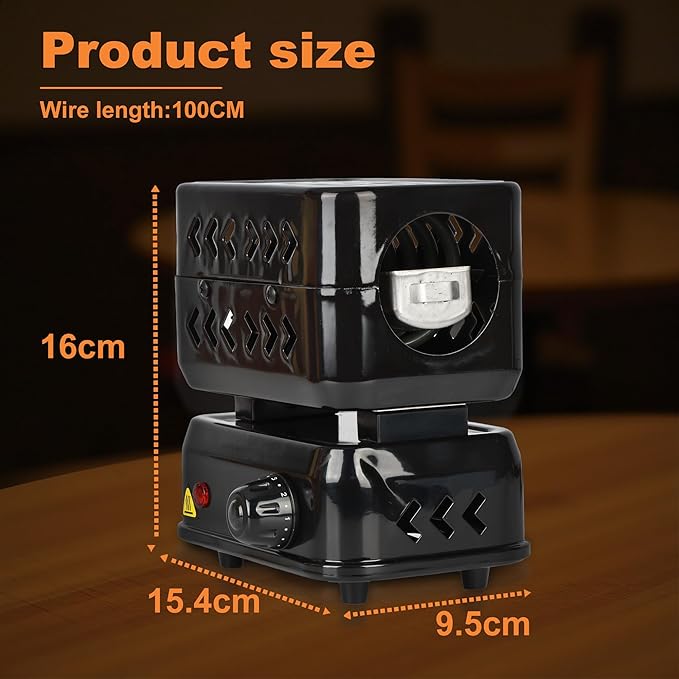 Charcoal Burner for Hookah Faster Heating Electric Stove Coconut Coal Starter 2 Heating Zones with Stainless Detachable Tongs, 1200W High Power Cube Coil Multipurpose Burners Fire Starters