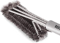Best BBQ Grill Brush Stainless Steel 18" Barbecue Cleaning Brush w/Wire Bristles & Soft Comfortable Handle - Perfect Cleaner & Scraper for Grill Cooking Grates