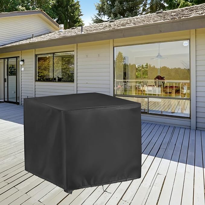 Outdoor Single Burner Stove Cover, Portable Waterproof Outdoor Cover for Camping Stove Countertop Burners Propane Gas Grill Cooker - 17”L x 17”W x 20”H