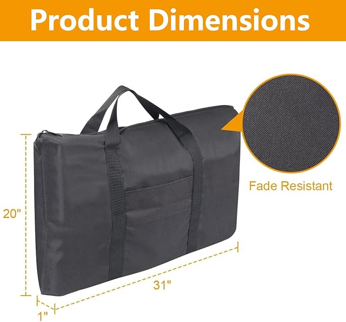 AJinTeby Griddle Carry Bag for Camp Chef SG90, CGG24B, FG26 Griddle Models, Compatible with Camp Chef 2 Burner Stove Grills, Heavy Duty 600D Waterproof Dustproof Carry Bag