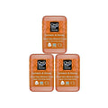 One With Nature Dead Sea Salt Turmeric Soap 4oz 3-Pack – Purifying and Exfoliating Soap Bar with Dead Sea Minerals and Turmeric for Face & Body, for Men & Women