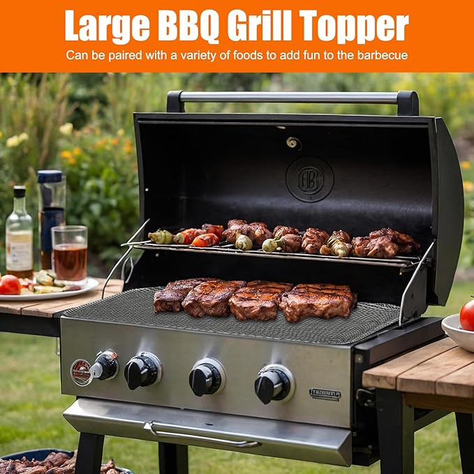 20 Pack BBQ Grill Mesh Mat,Mesh Baking Tray,Grill Mesh,Disposable Barbecue Padding for Outdoor Barbecues (20 Pack)